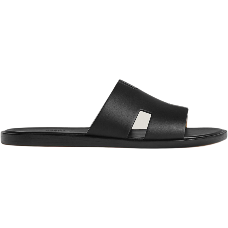 3_db8dc3be-3185-442e-b1fc-1b35668542df.png Hermès Izmir Sandals - Black - Image 1