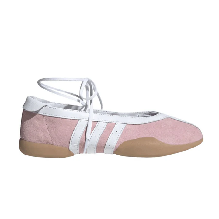 48CD390D-09E2-420B-A01D-75F1FD31A199 adidas Taekwondo Mei Ballet 'Clear Pink Gum' - Image 1