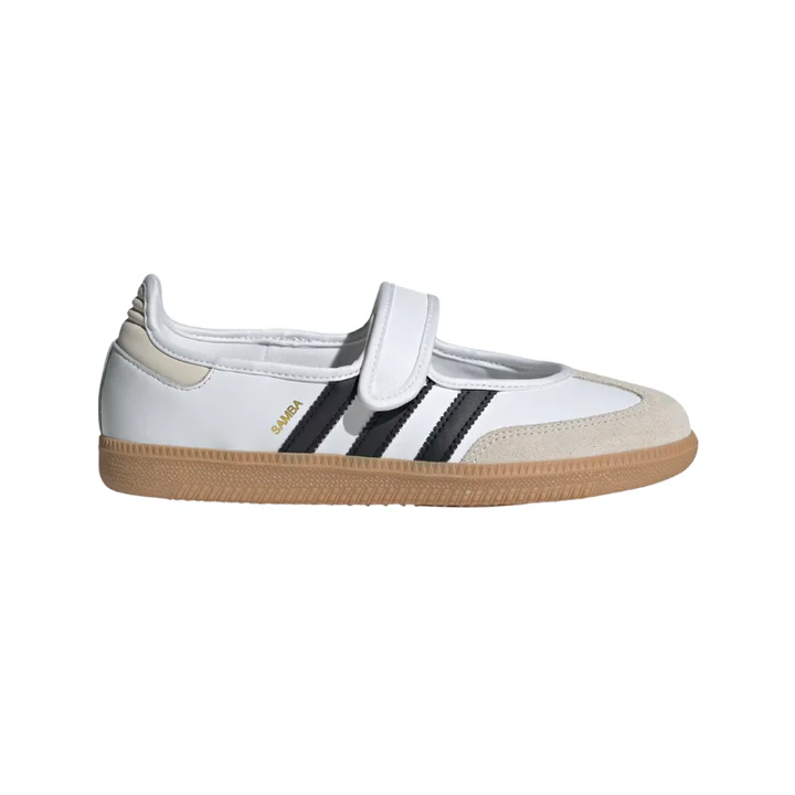 Adidas-Samba-Jane-Cloud-White-Alumina-Core-Black Adidas Samba Jane White Alumina Black - Image 1