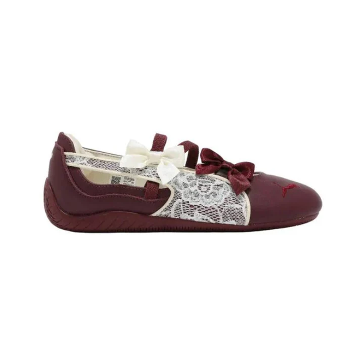Puma-Speedcat-Ballet-Lace-womens-Maroon-ivory Puma Speedcat Ballet Lace women's Maroon ivory - Image 1