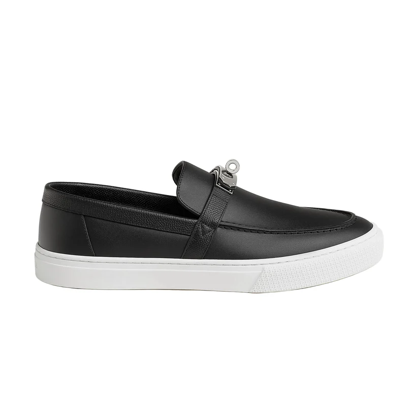 06B783C2-0494-4355-A20A-87E848136F17 Hermès Game slip-on sneaker 'Noir' - Image 1
