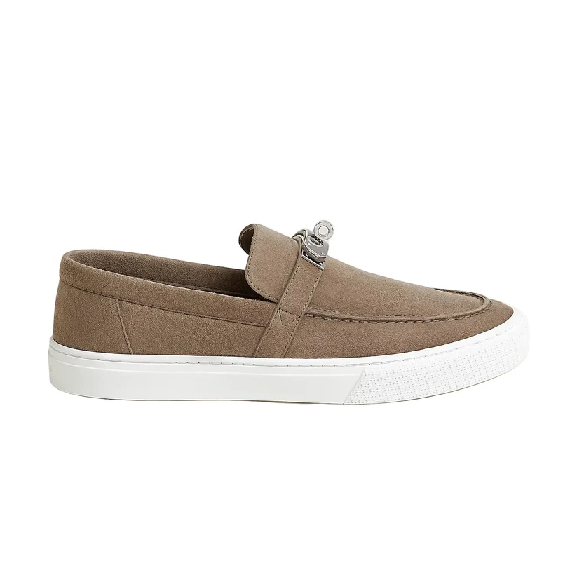 1B47E5F9-A135-4B43-B73F-896BF4B0E341 Hermès Game slip-on sneaker 'Étoupe' - Image 1