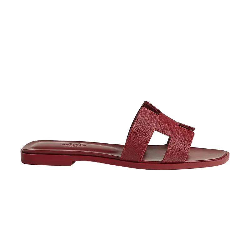 DE1BD3E9-5E2F-4497-B895-1F292F404EEB Hermès Oran sandal 'Rouge H' - Image 1