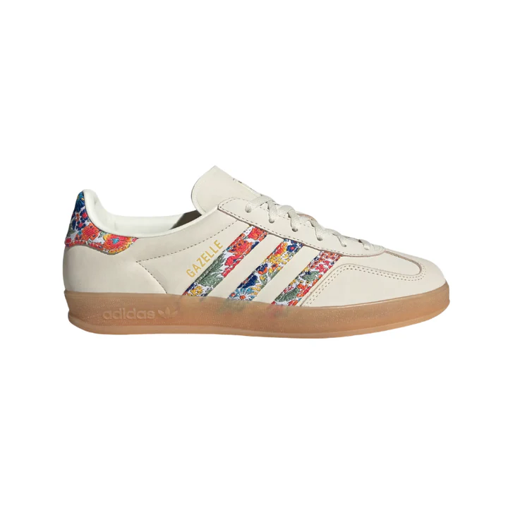 Untitled_design_-_2026-03-03T222000.798 Adidas Gazelle Indoor x Liberty London Floral Embroidery - Off White - Image 1