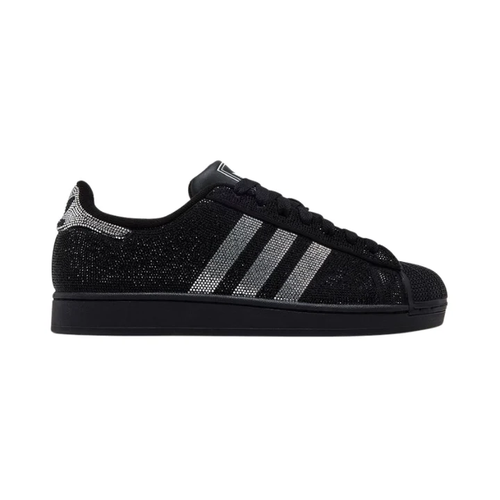 1_fe85b91f-9ffb-407a-a895-9c7cbfaf2d0c adidas Superstar 2 'Rhinestone Black Silver' - Image 1