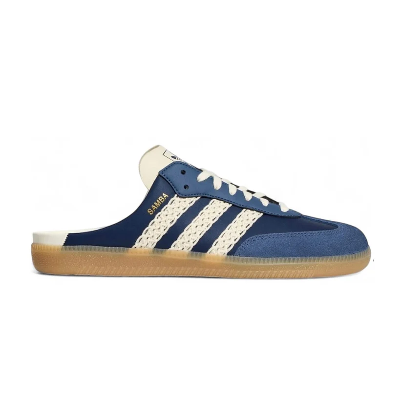 2B8CF14D-9FC8-4450-8527-084A7DFA2E14 adidas Samba Mule Night Indigo Off White Gum - Image 1