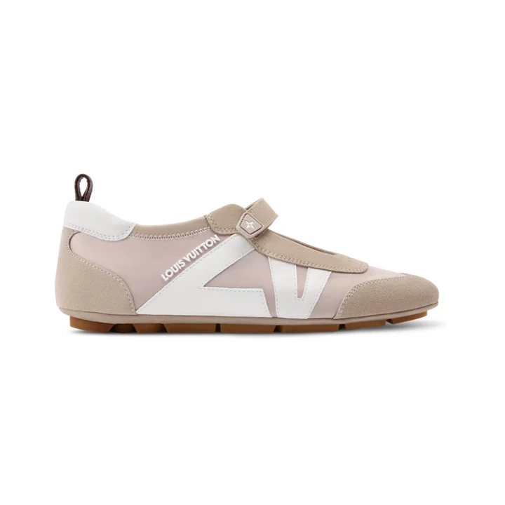 2_d8d3141b-b3e8-4e5f-aeeb-f85f896bc65c Louis Vuitton Sneakerina Mary Jane Beige - Image 1