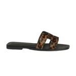 Hermès Oran sandal 'Gold / Noir'