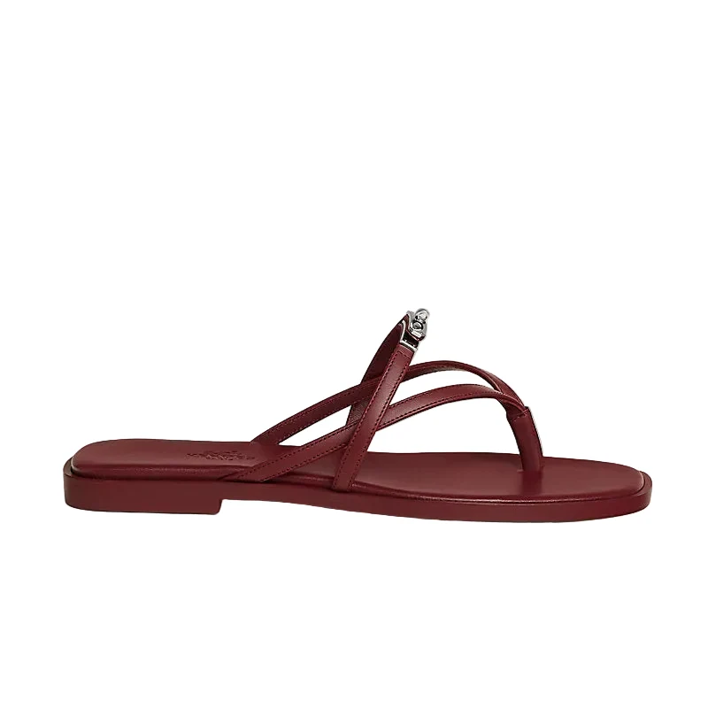 88DE07E8-14ED-4ADB-9030-D03F987B3363 Hermès Miss sandal 'Rouge H' - Image 1