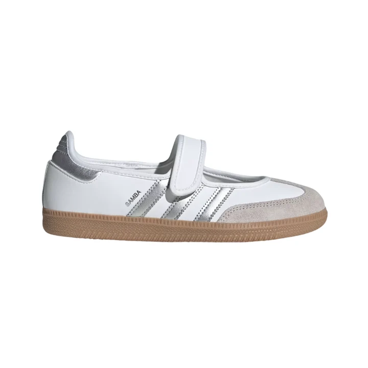 Adidas_Samba_Jane_White_Silver_Metallic_Gum Adidas Samba Jane White Silver Metallic Gum - Image 1