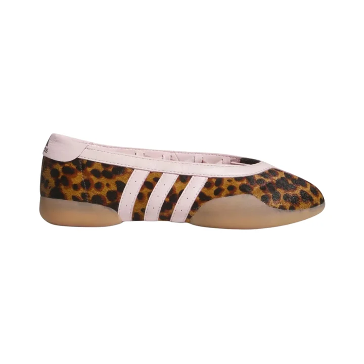 1_5dd4f8be-b21f-49b6-9610-0f5934758038 Adidas Taekwondo Mei Brown Leopard Pink Sneakers - Image 1