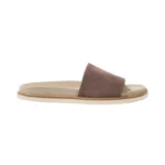 Brunello cucinelli suede slippers brown