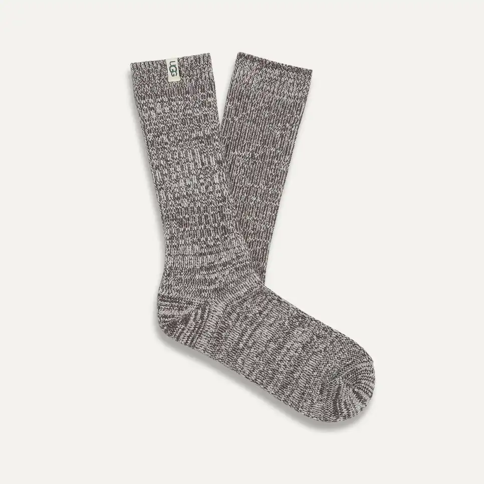 1014832-NHT_1 Women's Rib Knit Slouchy Crew Sock - Image 1