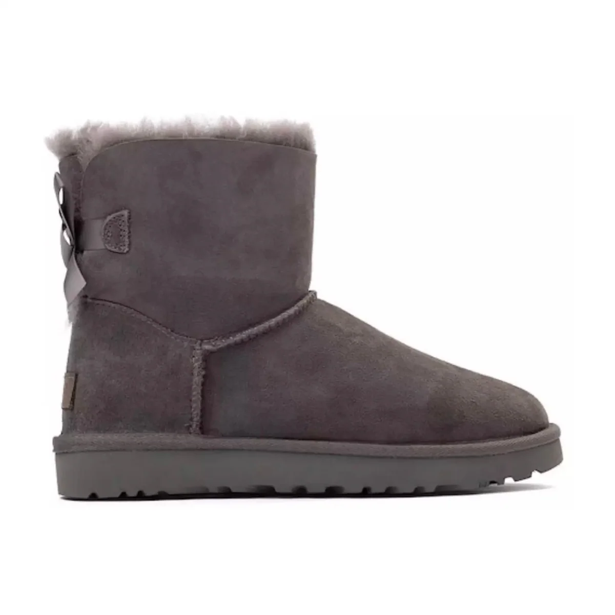 UggMiniBaileyBow2_Grey UGG Mini Bailey Bow II – Grey - Image 1