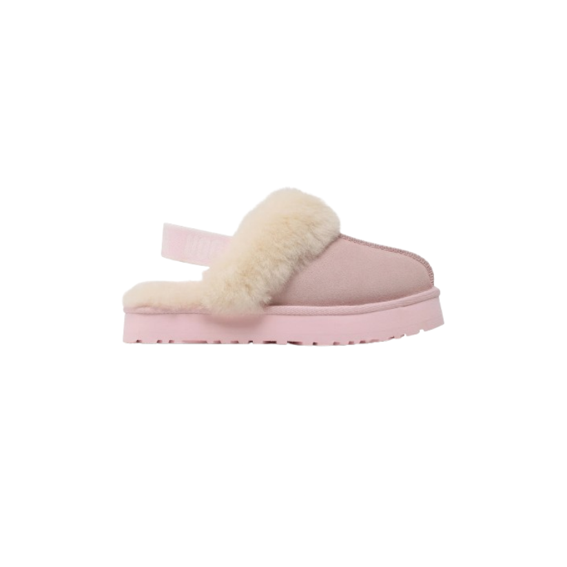 تصميم بدون عنوان (13) UGG Funkette Slipper –kids pink - Image 1